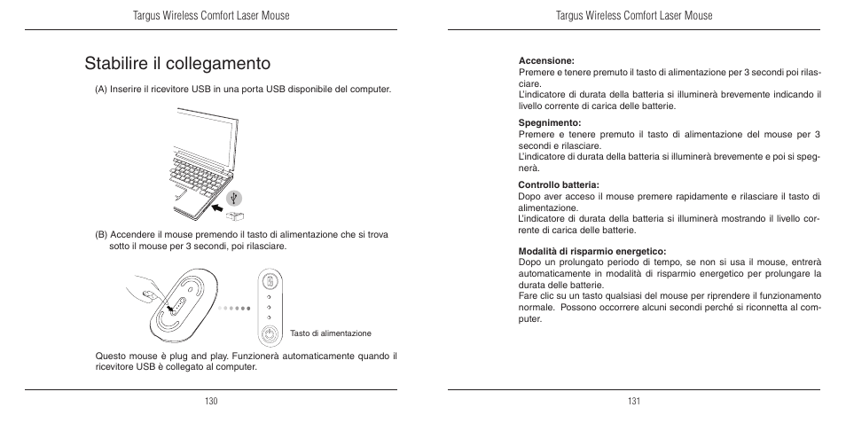 Stabilire il collegamento | TOA Electronics 410-1689-203A/AMW51EU User Manual | Page 67 / 134