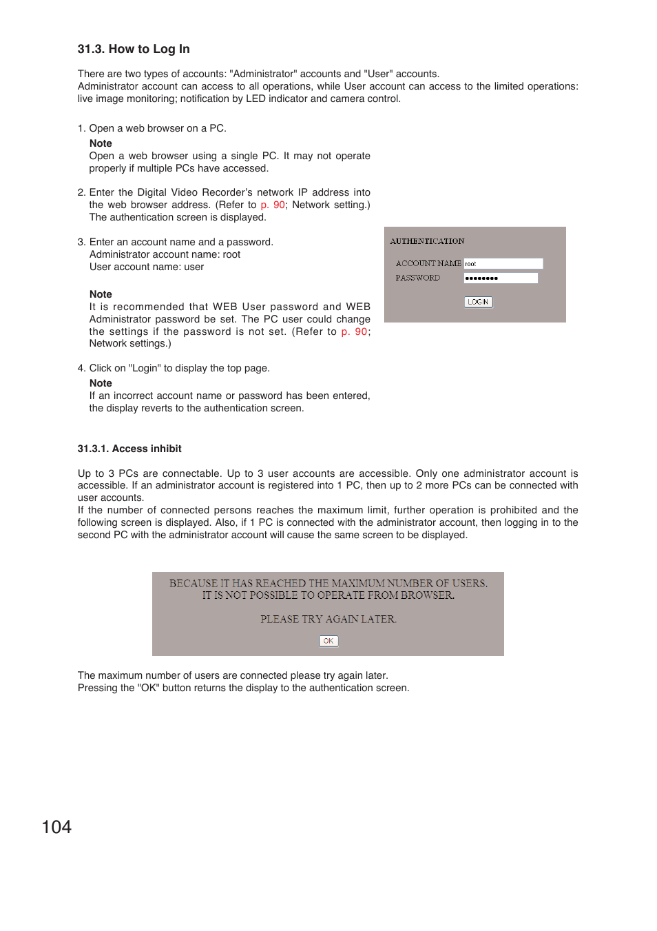 TOA Electronics C-DR161 CU Series User Manual | Page 104 / 130