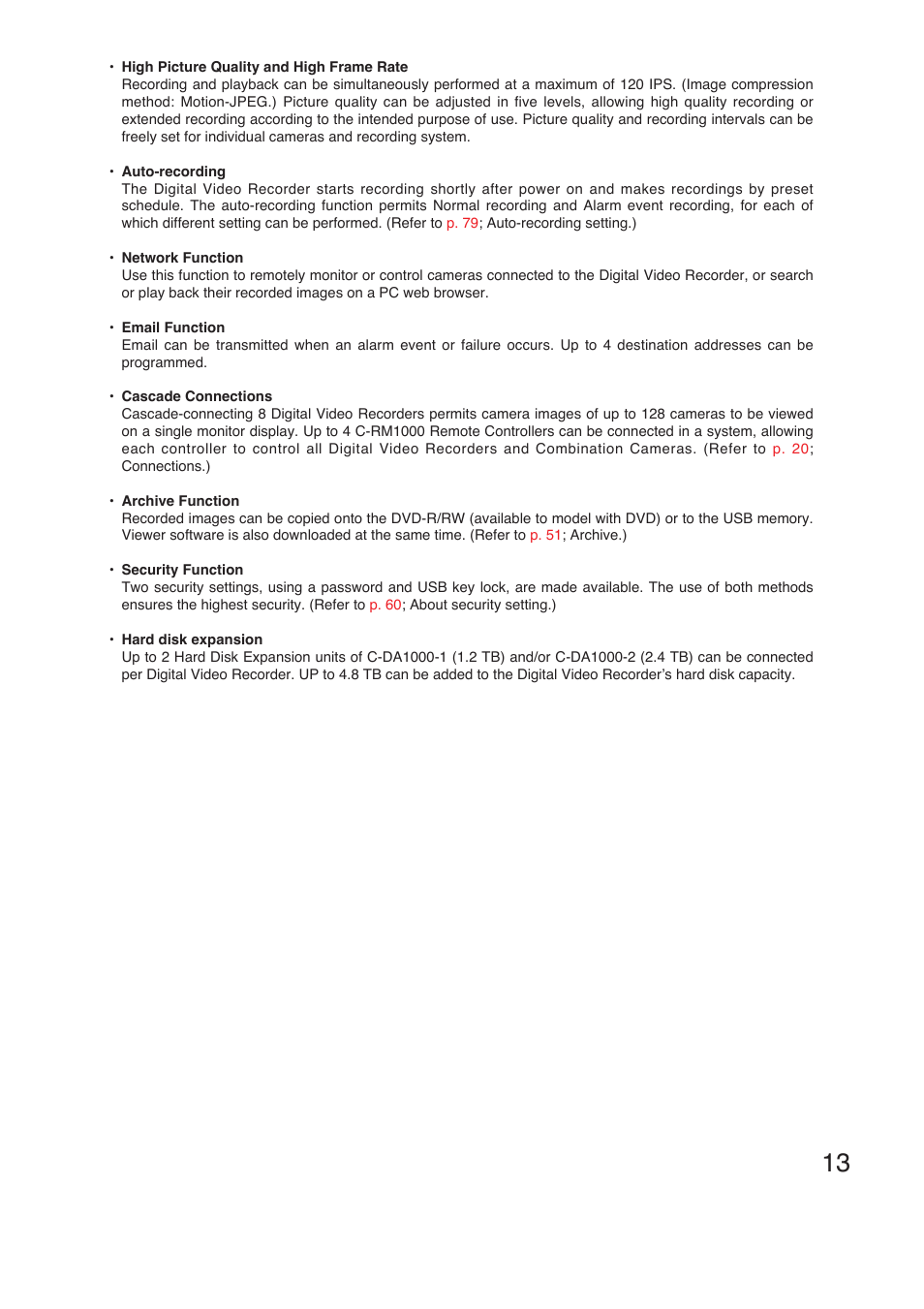 TOA Electronics C-DR161 CU Series User Manual | Page 13 / 130