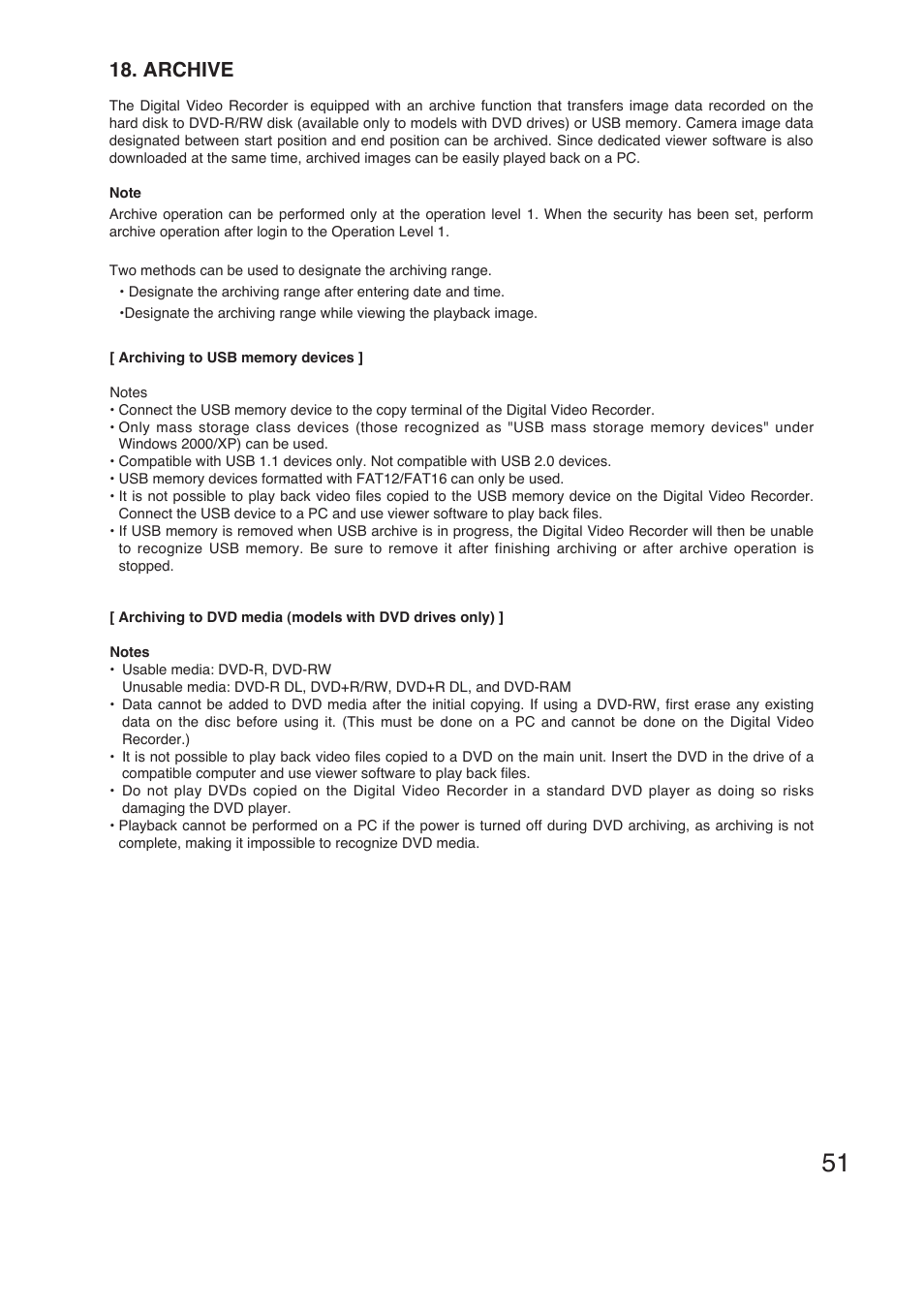 Archive | TOA Electronics C-DR161 CU Series User Manual | Page 51 / 130