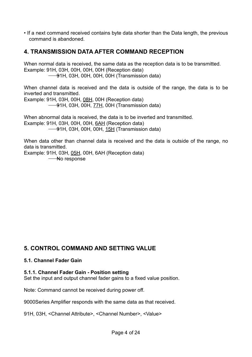 TOA Electronics RS-232C User Manual | Page 4 / 24