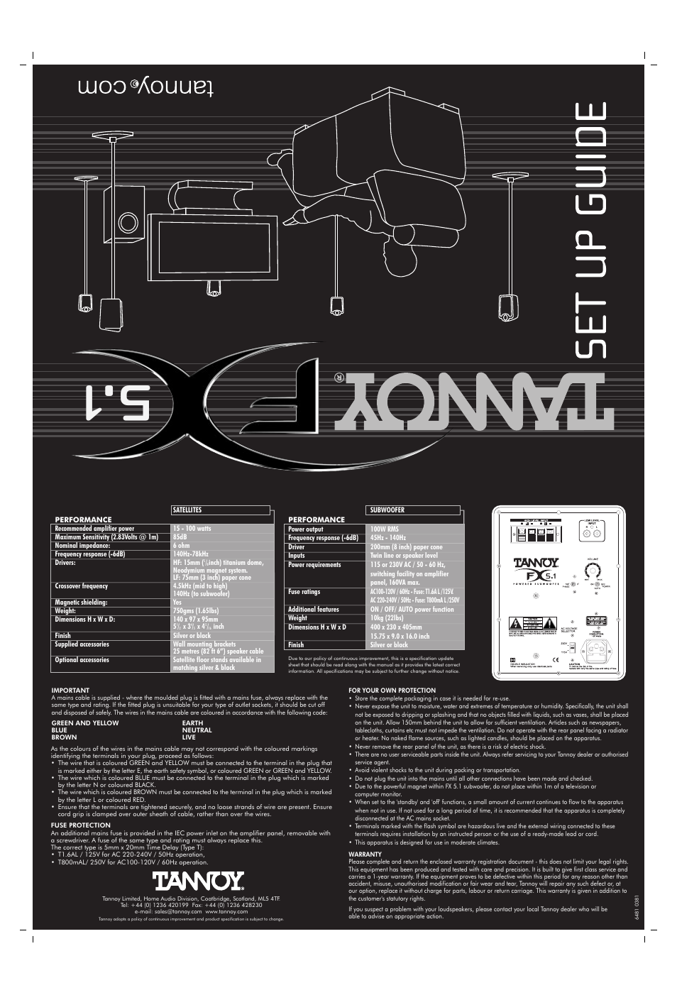 TOA Electronics FX 5.1 User Manual | Page 2 / 2