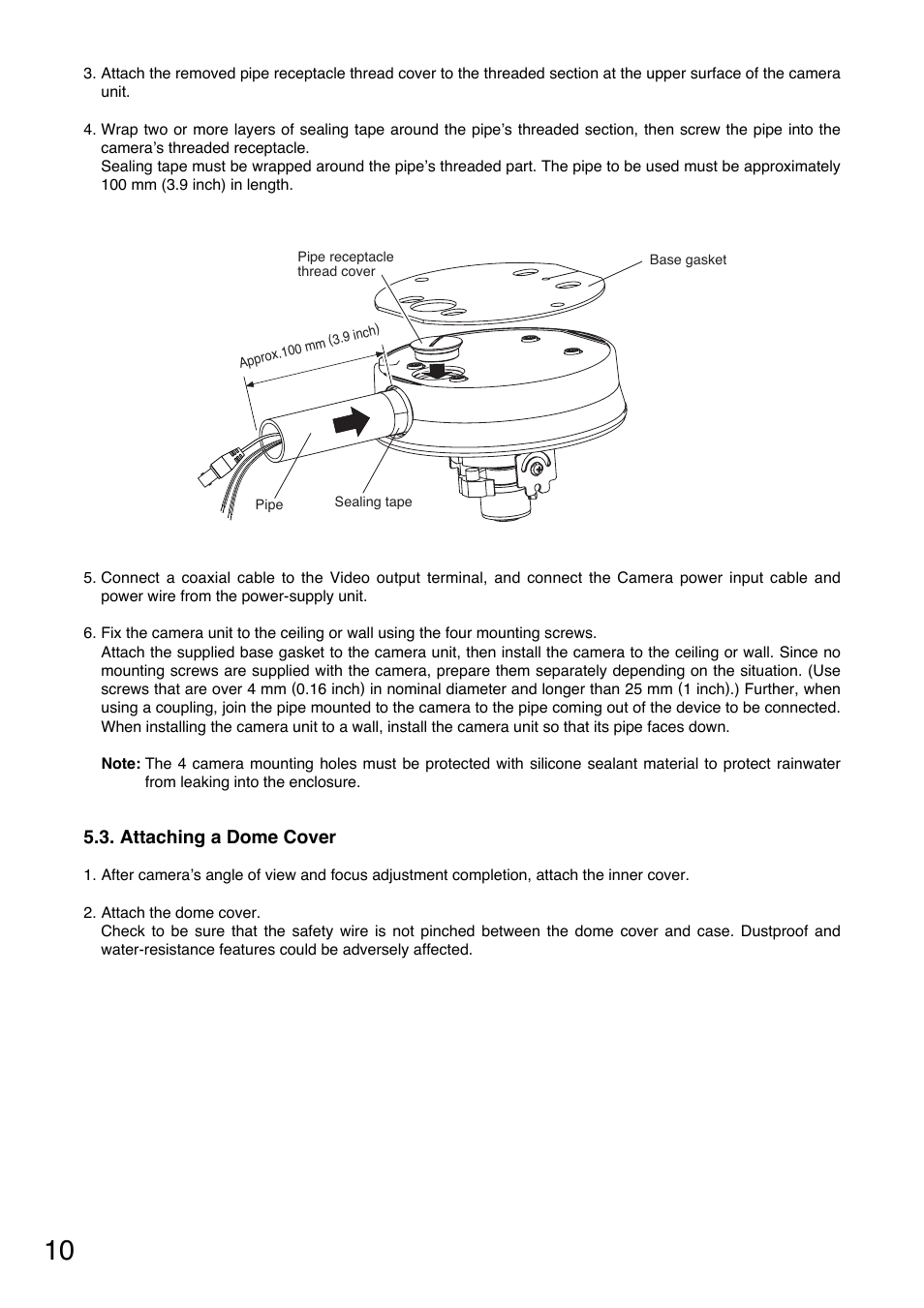 TOA Electronics C-CV854D-3 CE User Manual | Page 10 / 17