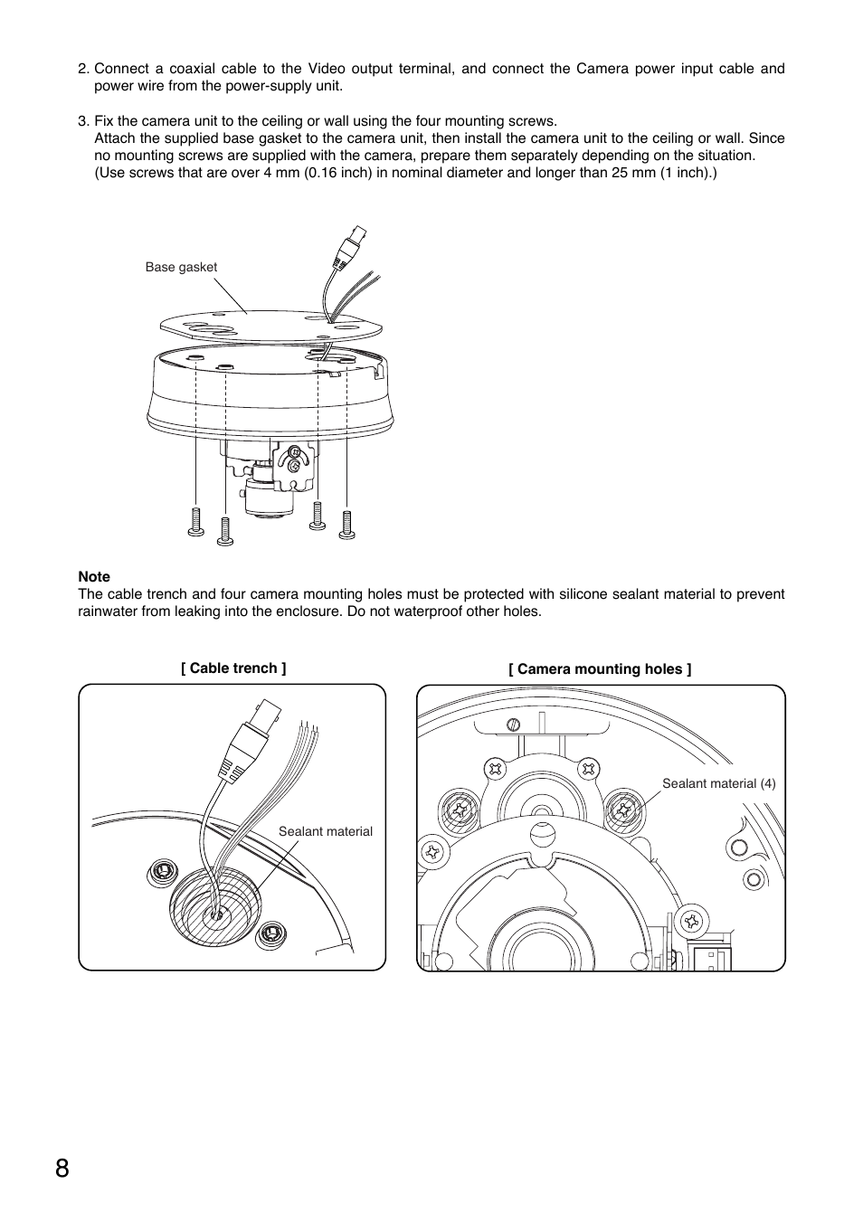 TOA Electronics C-CV854D-3 CE User Manual | Page 8 / 17