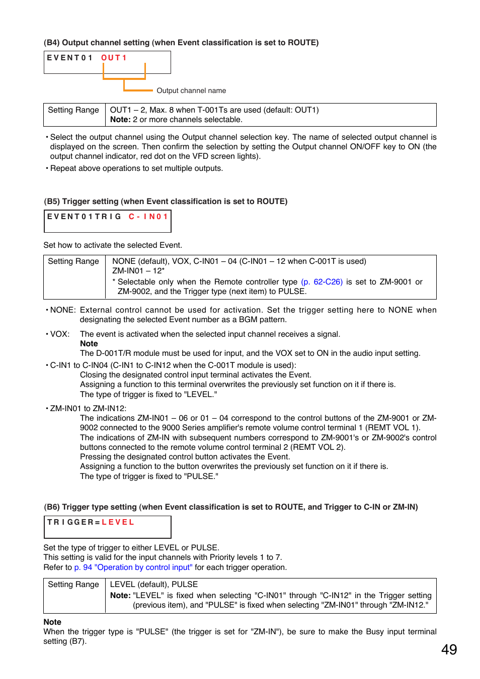 TOA Electronics A-9060S User Manual | Page 49 / 142