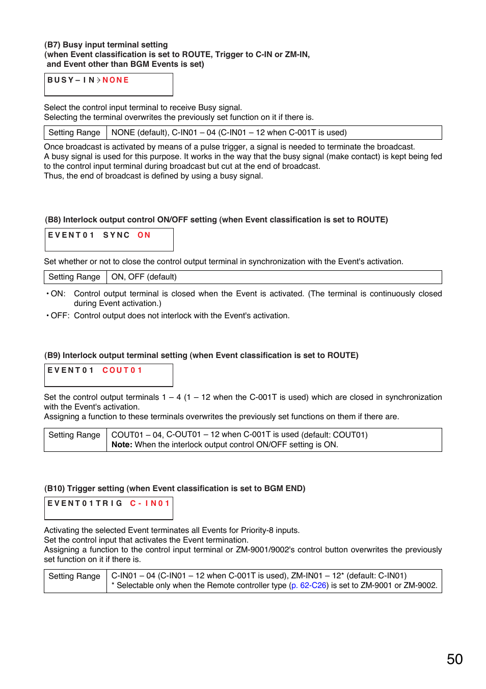 TOA Electronics A-9060S User Manual | Page 50 / 142