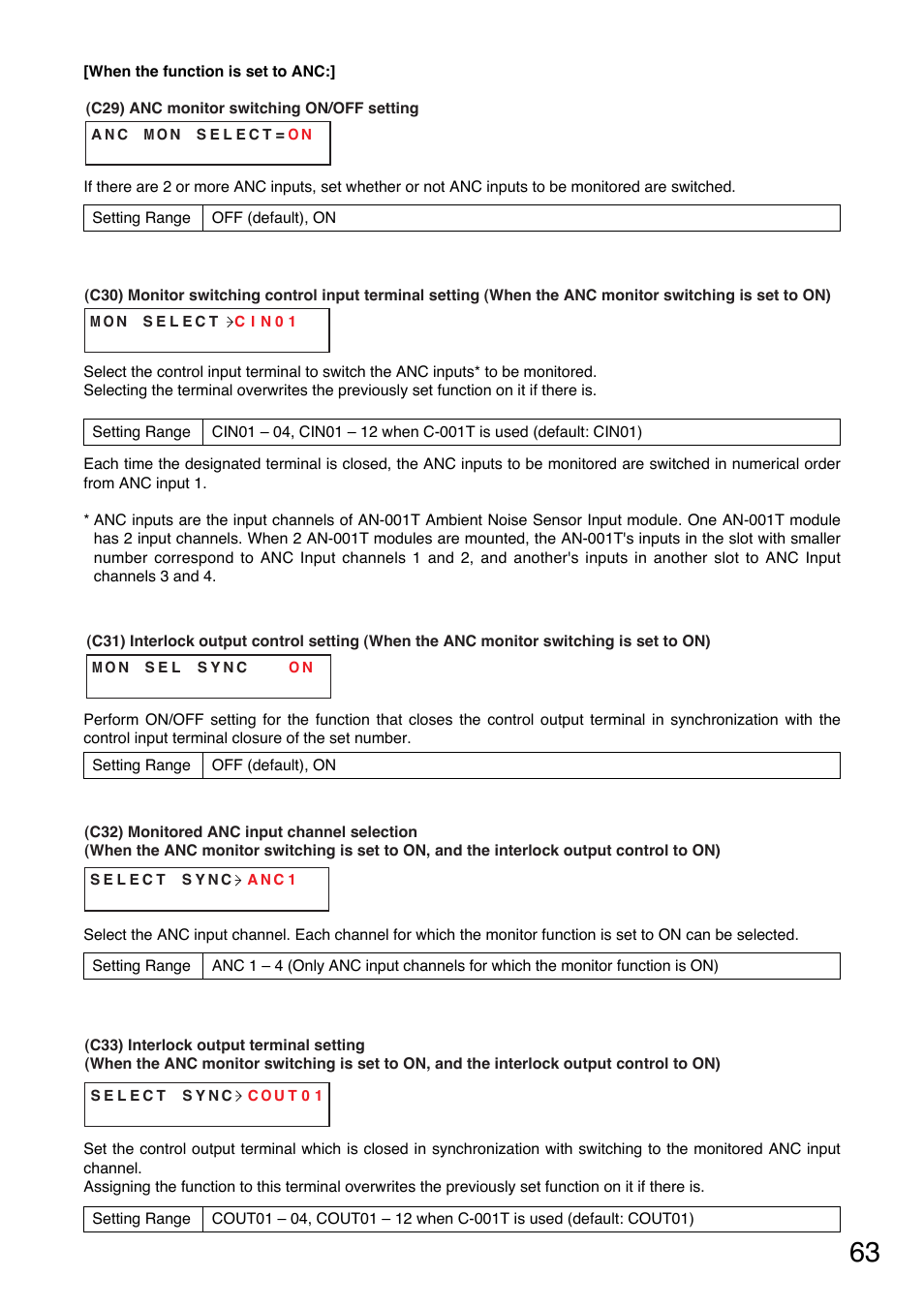 TOA Electronics A-9060S User Manual | Page 63 / 142