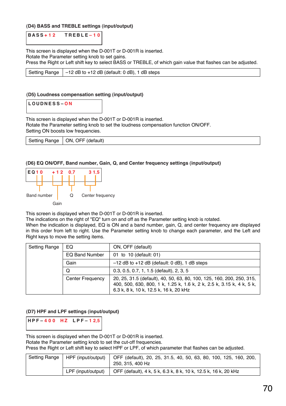 TOA Electronics A-9060S User Manual | Page 70 / 142