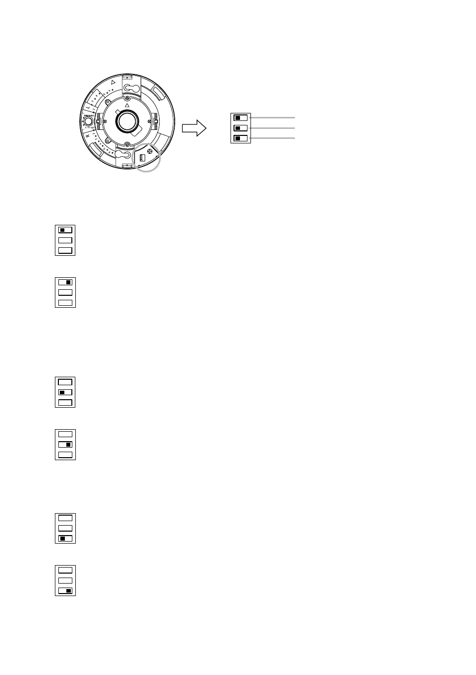 About the mode setting switch | TOA Electronics C-CV24-2 NTSC User Manual | Page 10 / 12
