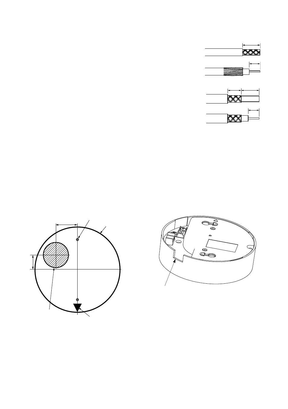 Installation, Coaxial cable preparation and termination | TOA Electronics C-CV24-2 NTSC User Manual | Page 5 / 12
