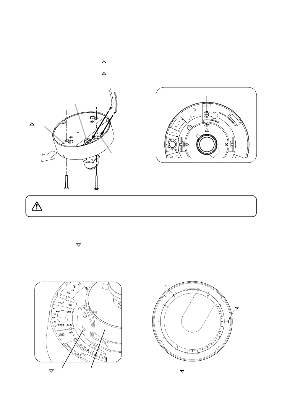 Warning | TOA Electronics C-CV24-2 NTSC User Manual | Page 6 / 12