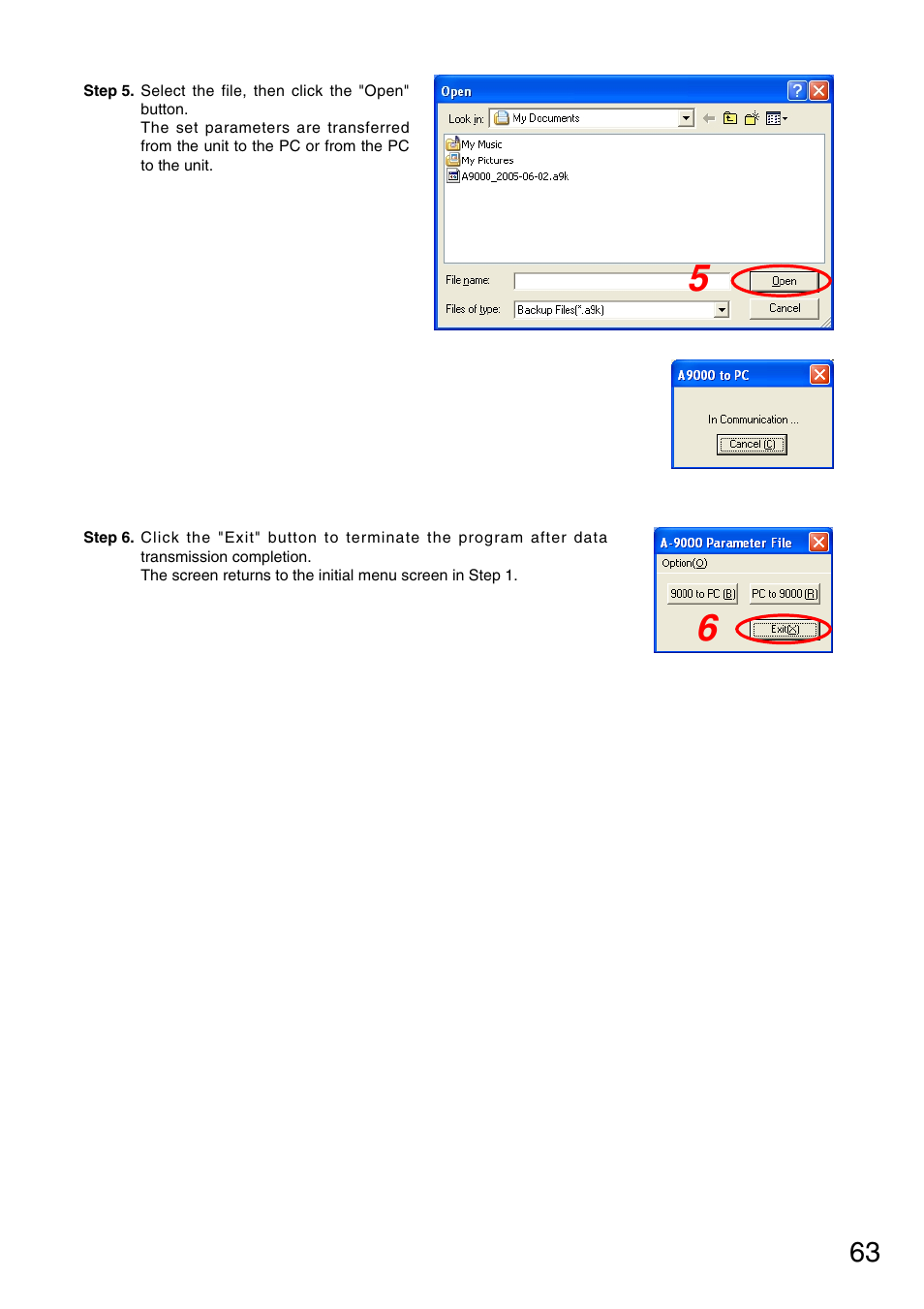 TOA Electronics M-9000 User Manual | Page 63 / 84