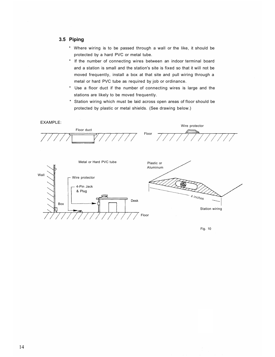 5 piping | TOA Electronics EX-16 User Manual | Page 16 / 36