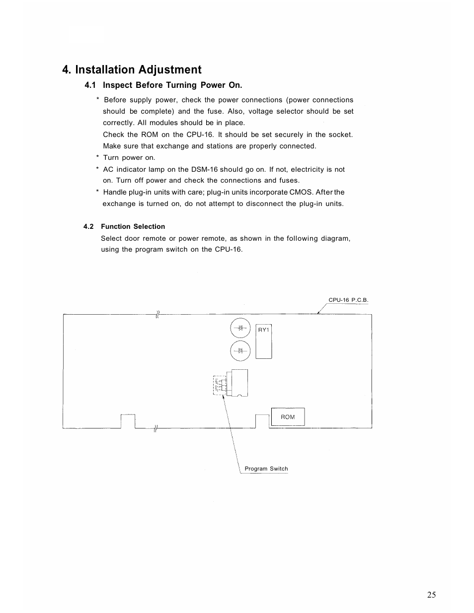 Installation adjustment | TOA Electronics EX-16 User Manual | Page 27 / 36
