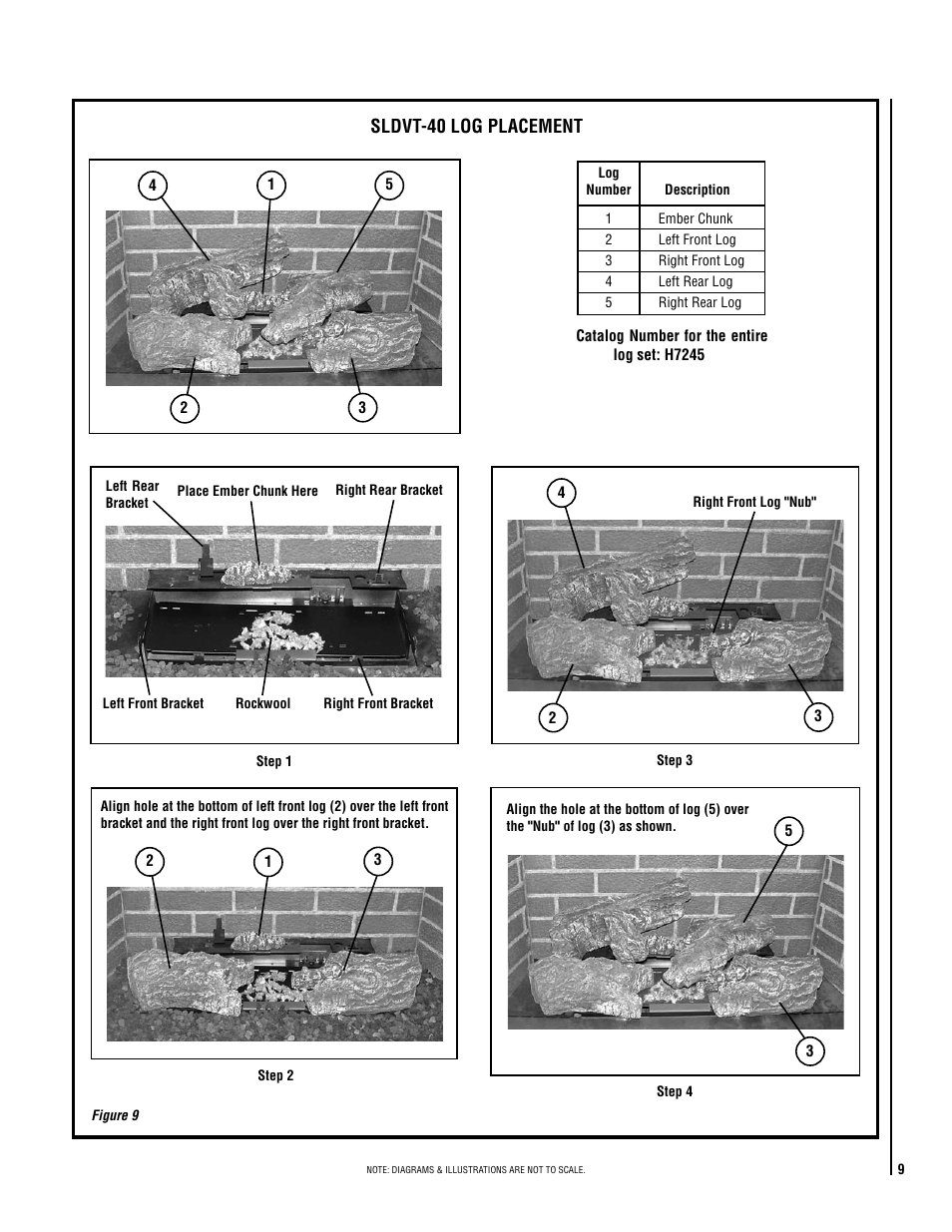 Sldvt-40 log placement | TOA Electronics SLDVT-40 User Manual | Page 9 / 24