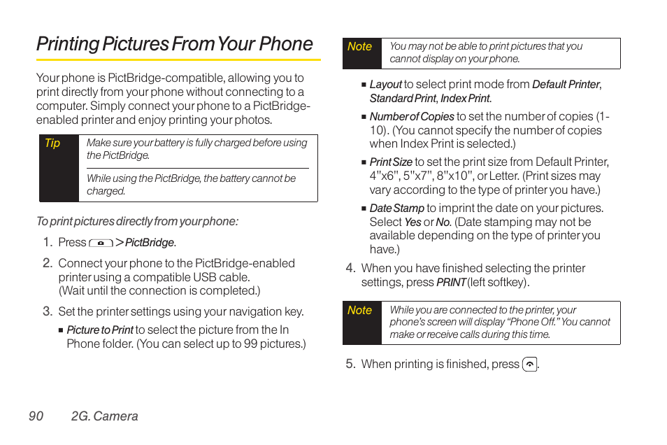 Printing pictures from your phone | TOA Electronics SCP-2700 User Manual | Page 102 / 160
