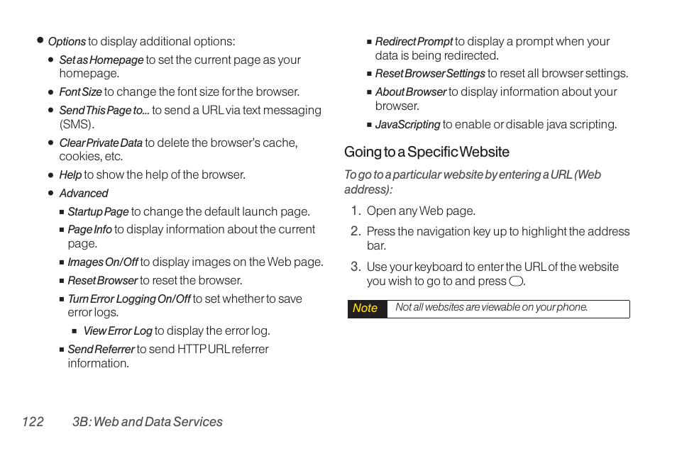 Going to a specific website | TOA Electronics SCP-2700 User Manual | Page 134 / 160