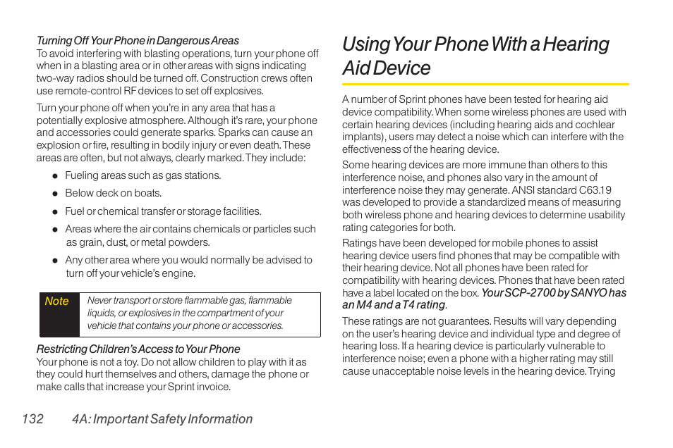 Using your phone with a hearing aid device | TOA Electronics SCP-2700 User Manual | Page 144 / 160