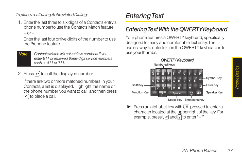 Entering text, Entering text with the qwertykeyboard | TOA Electronics SCP-2700 User Manual | Page 39 / 160