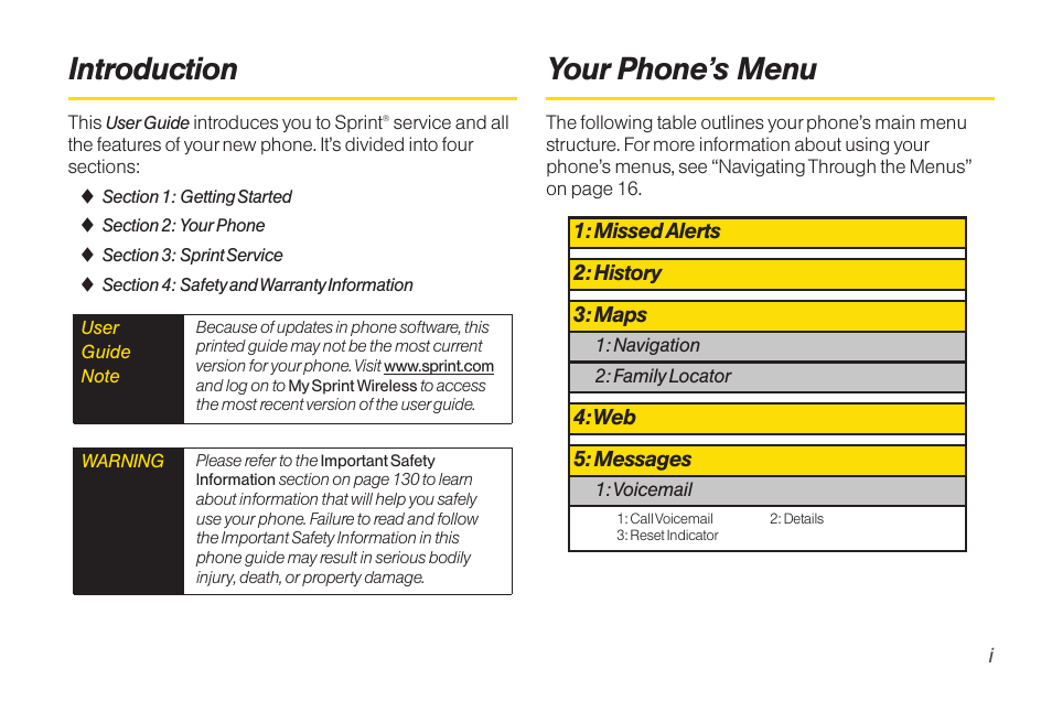Introduction, Your phone’s menu | TOA Electronics SCP-2700 User Manual | Page 7 / 160