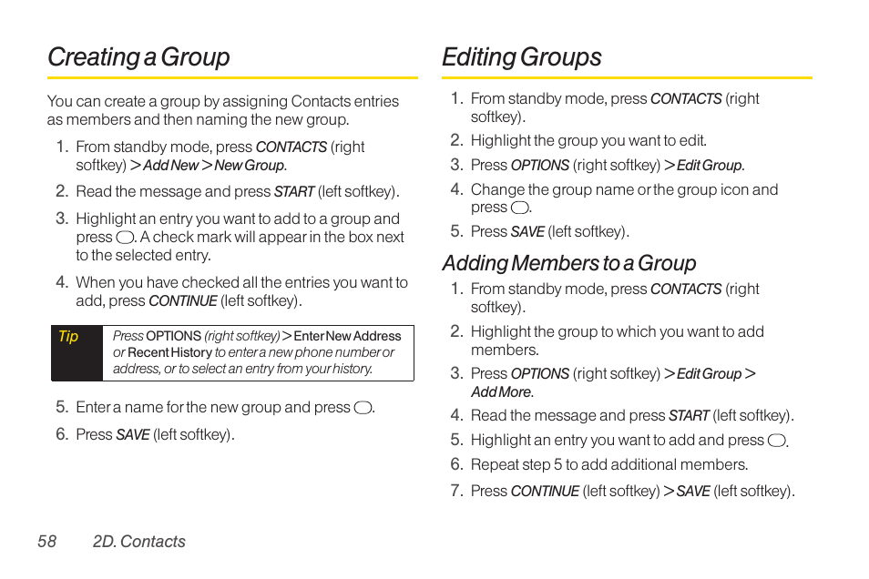 Creating a group, Editing groups, Adding members to a group | TOA Electronics SCP-2700 User Manual | Page 70 / 160