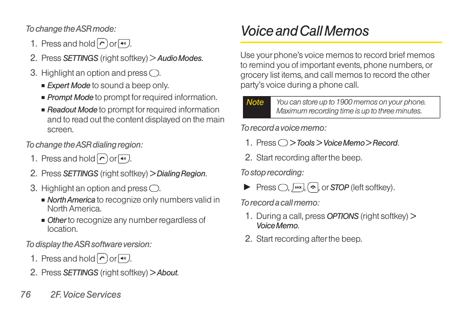 Voice and call memos | TOA Electronics SCP-2700 User Manual | Page 88 / 160