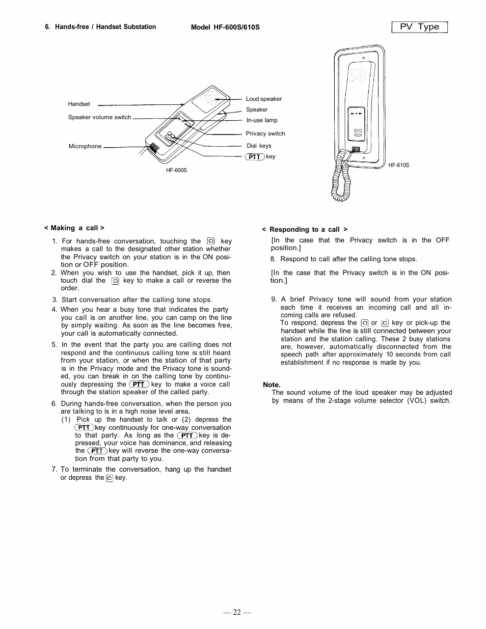 TOA Electronics EXES 6000 CP-63 User Manual | Page 23 / 57