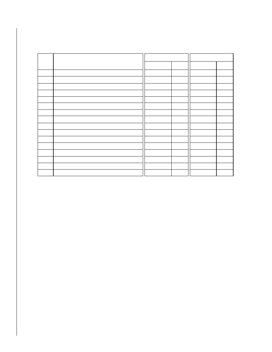 Vfst replacement parts list | TOA Electronics VFST-CMN-2 User Manual | Page 18 / 24