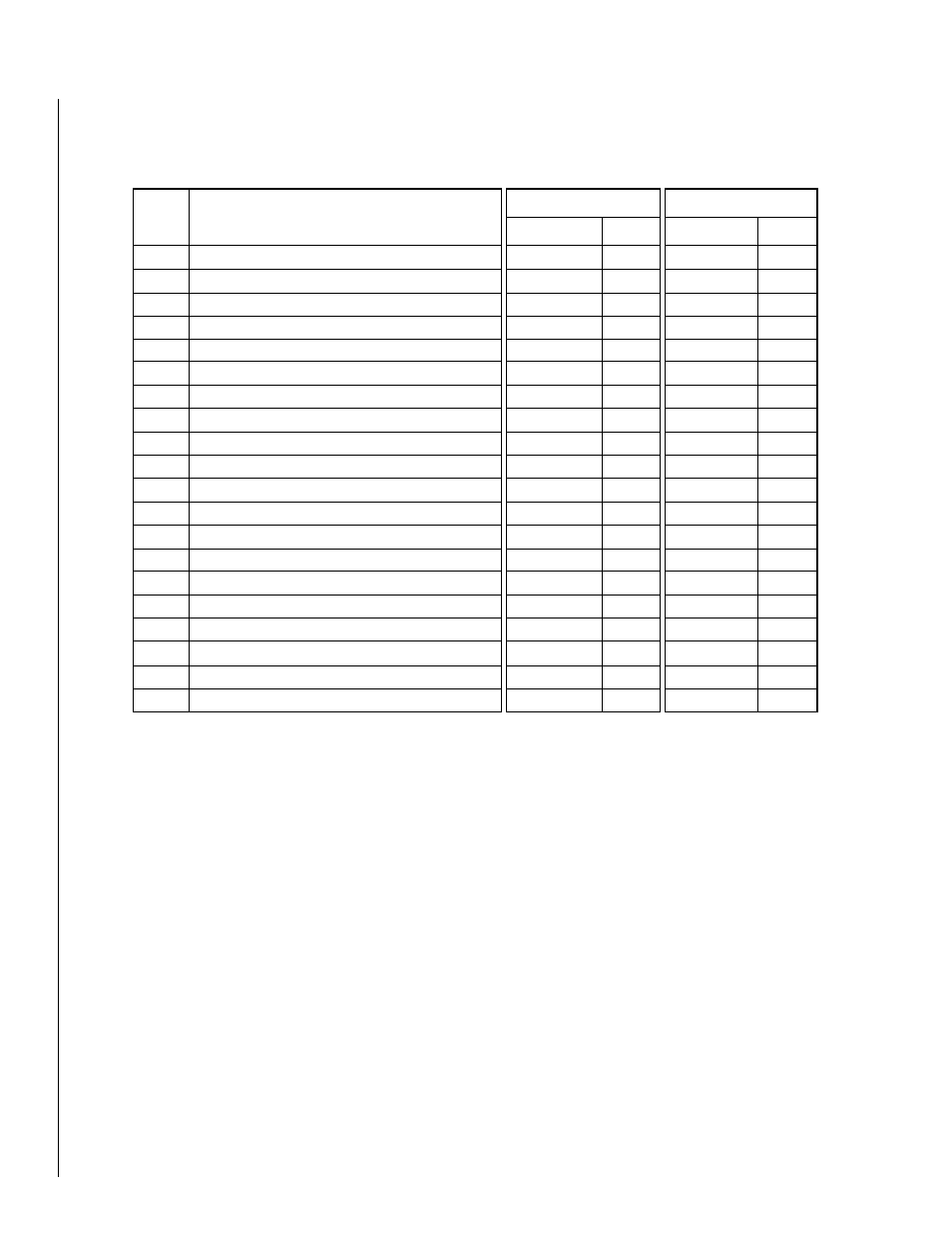 Vfpf replacement parts list | TOA Electronics VFST-CMN-2 User Manual | Page 20 / 24