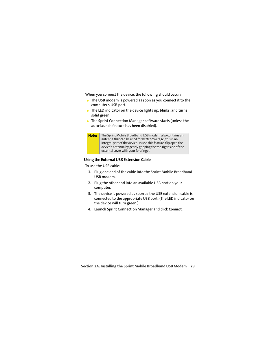 Using the external usb extension cable | TOA Electronics OVATION U720 User Manual | Page 29 / 129