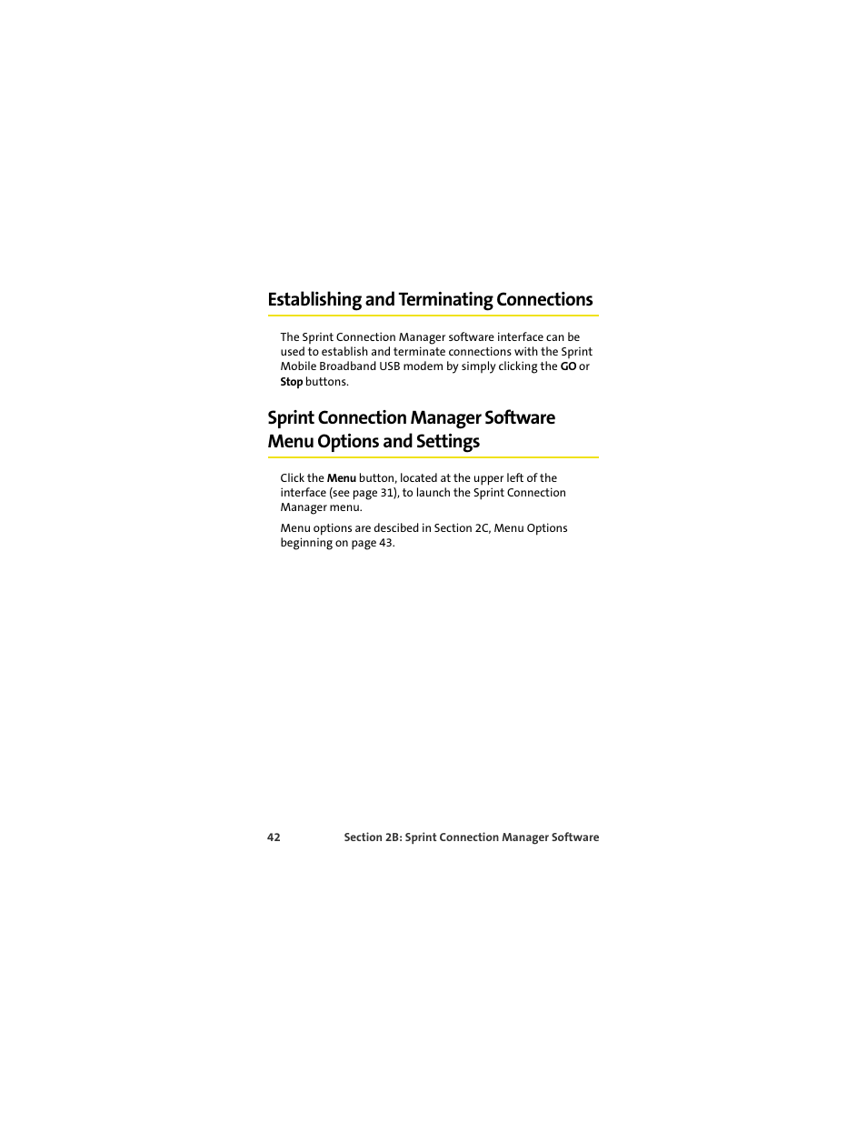 Establishing and terminating connections | TOA Electronics OVATION U720 User Manual | Page 48 / 129