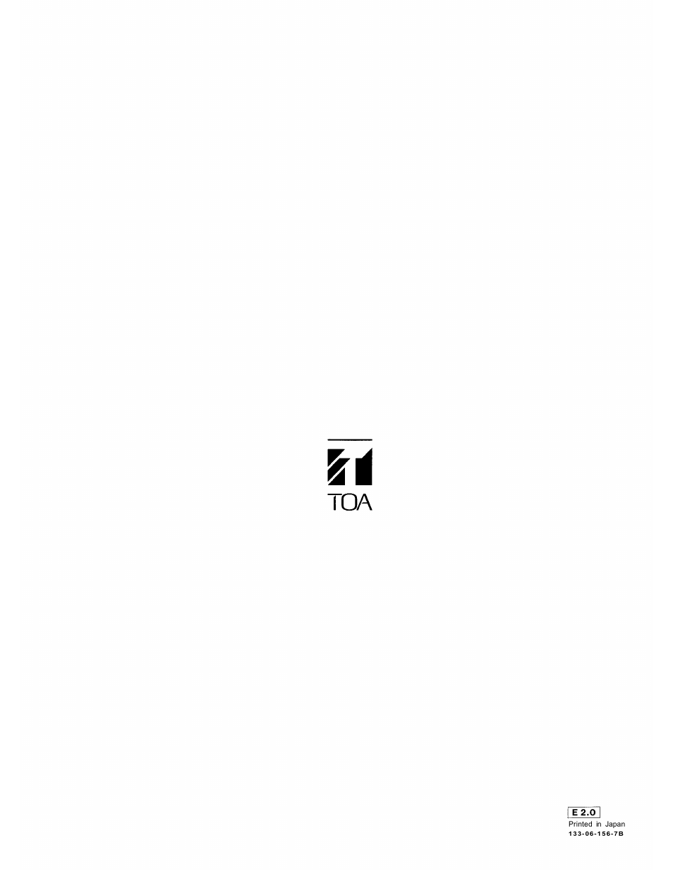 TOA Electronics CP-66 User Manual | Page 122 / 122