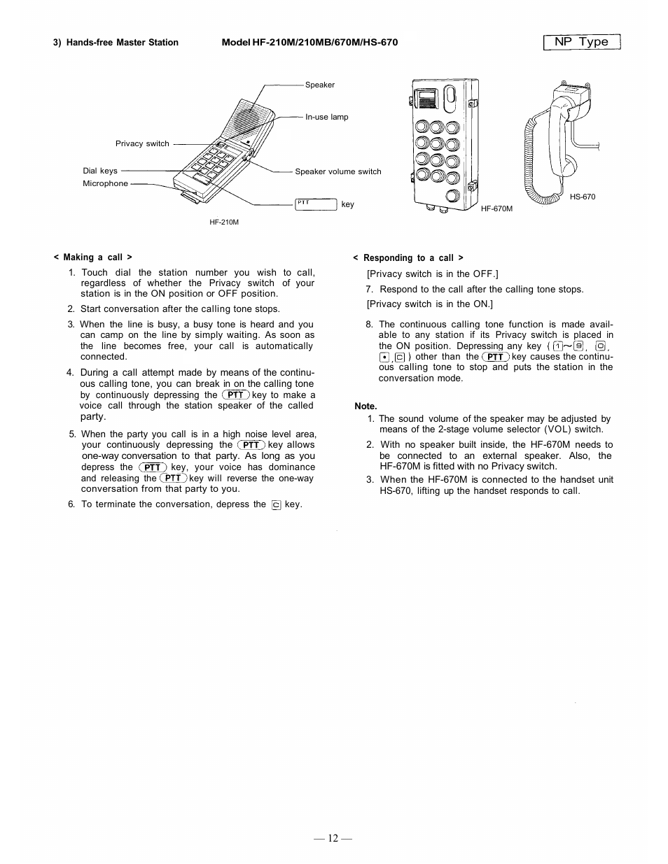 TOA Electronics CP-66 User Manual | Page 16 / 122