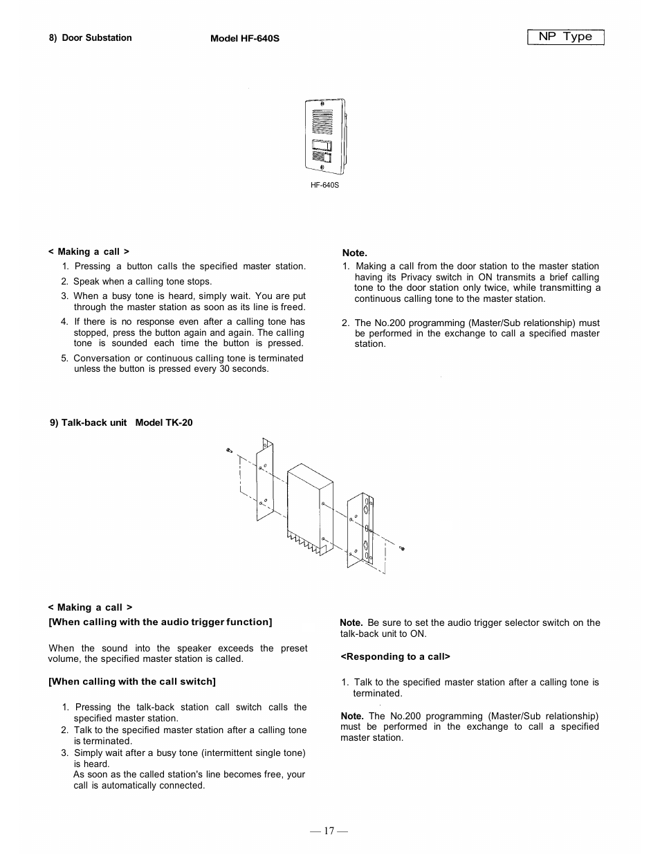 TOA Electronics CP-66 User Manual | Page 21 / 122