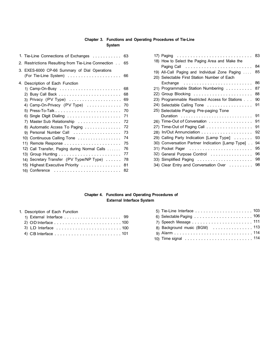 TOA Electronics CP-66 User Manual | Page 3 / 122