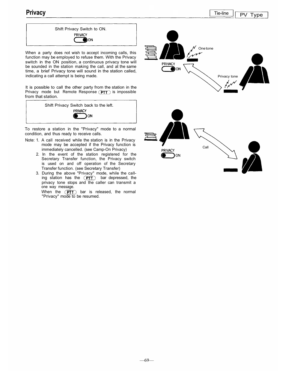 Privacy | TOA Electronics CP-66 User Manual | Page 75 / 122