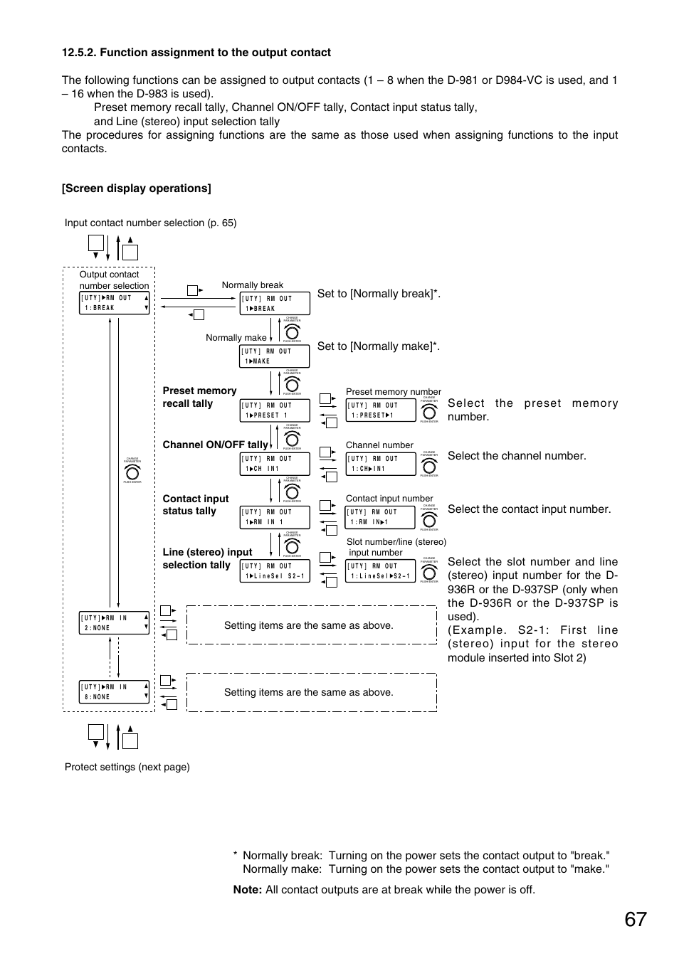 TOA Electronics D-901 User Manual | Page 67 / 94