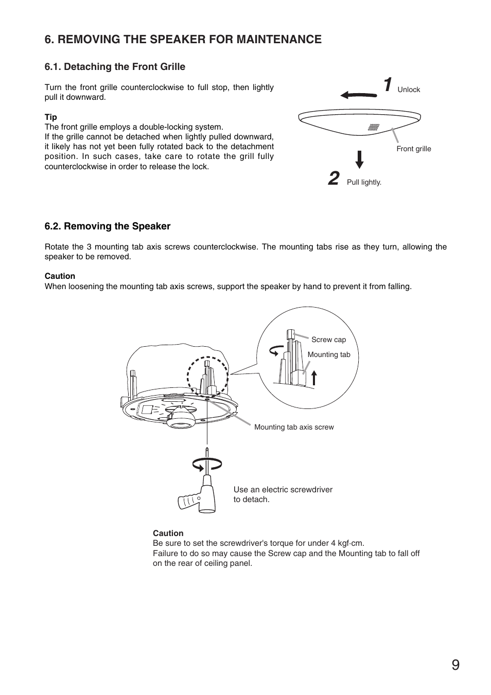 TOA Electronics F-2352SC User Manual | Page 9 / 12