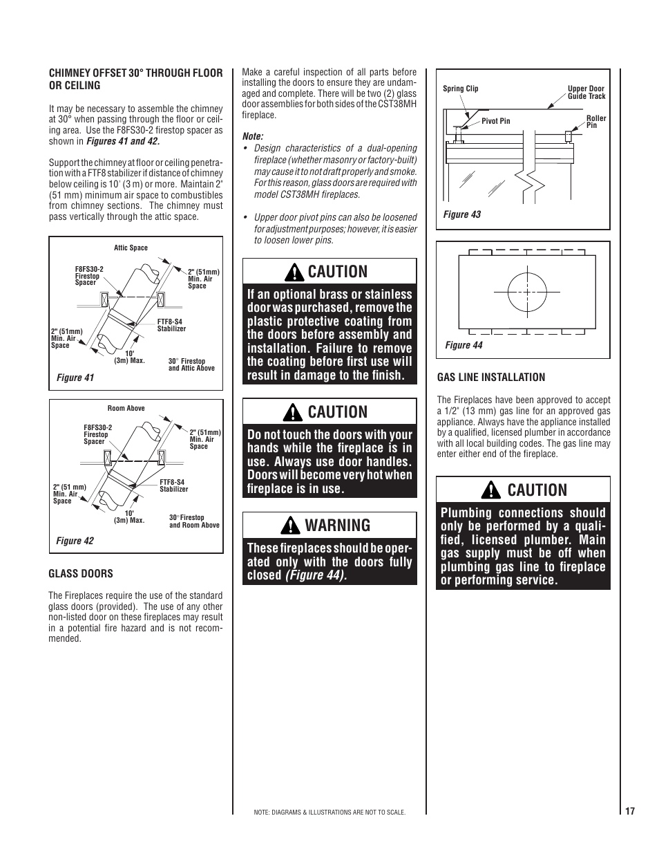 Caution, Warning | TOA Electronics CST38MH User Manual | Page 17 / 24