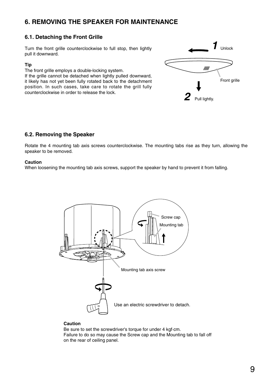 TOA Electronics F-2852C User Manual | Page 9 / 12