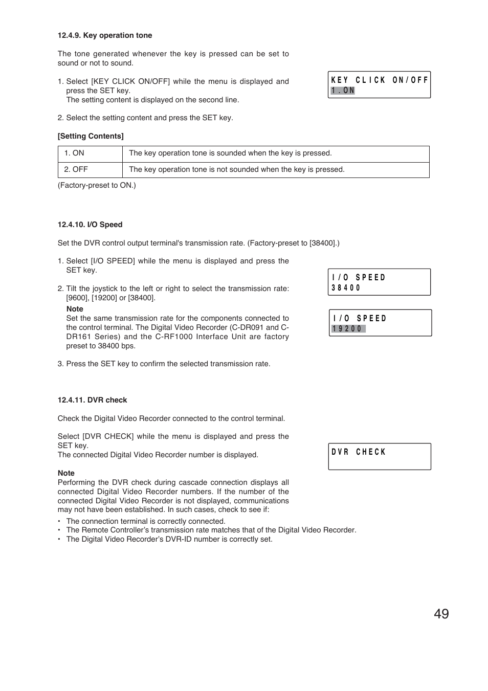 TOA Electronics C-RM1000 CU User Manual | Page 49 / 60