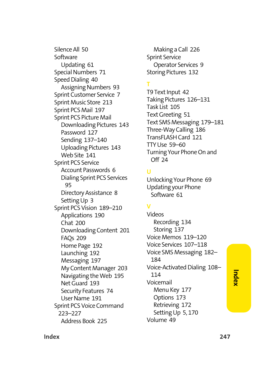 TOA Electronics Sprint Power Vision A920 User Manual | Page 271 / 272