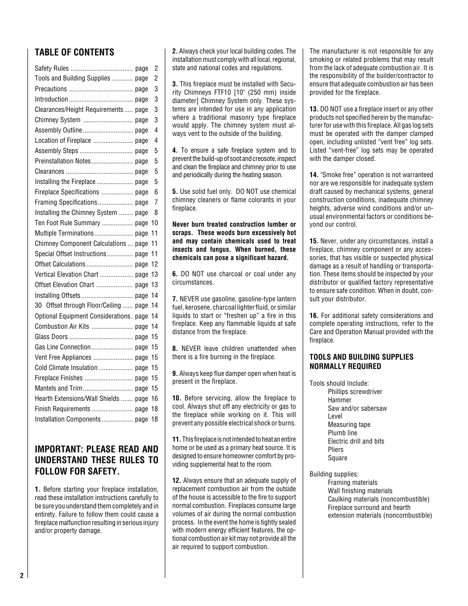 TOA Electronics TM-4500 User Manual | Page 2 / 20