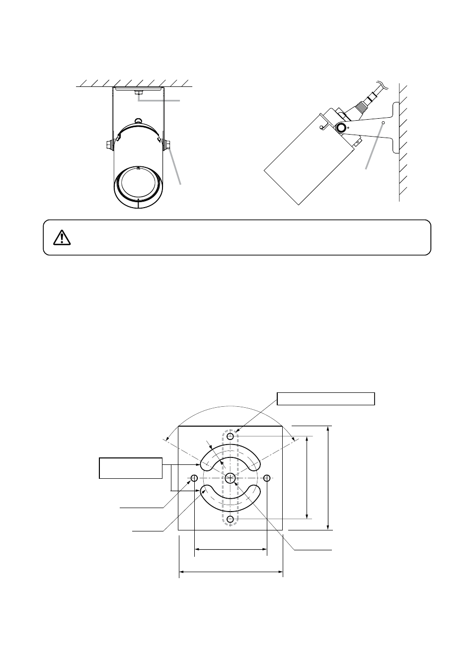 Warning, Installation and connections | TOA Electronics C-CV44-3 NTSC User Manual | Page 6 / 16