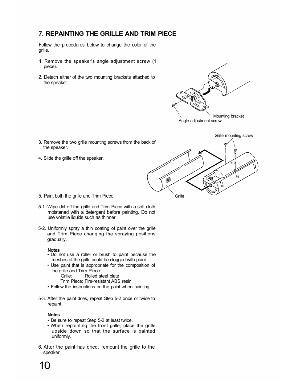 TOA Electronics H-1 User Manual | Page 10 / 12