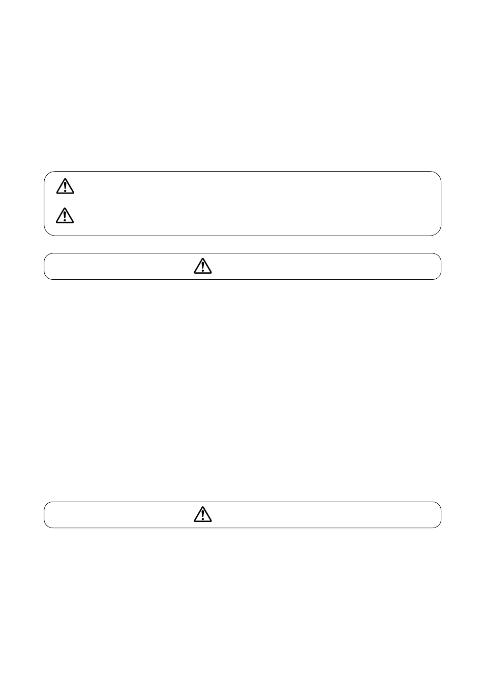 Warning, Caution warning caution | TOA Electronics HB-1 User Manual | Page 2 / 12