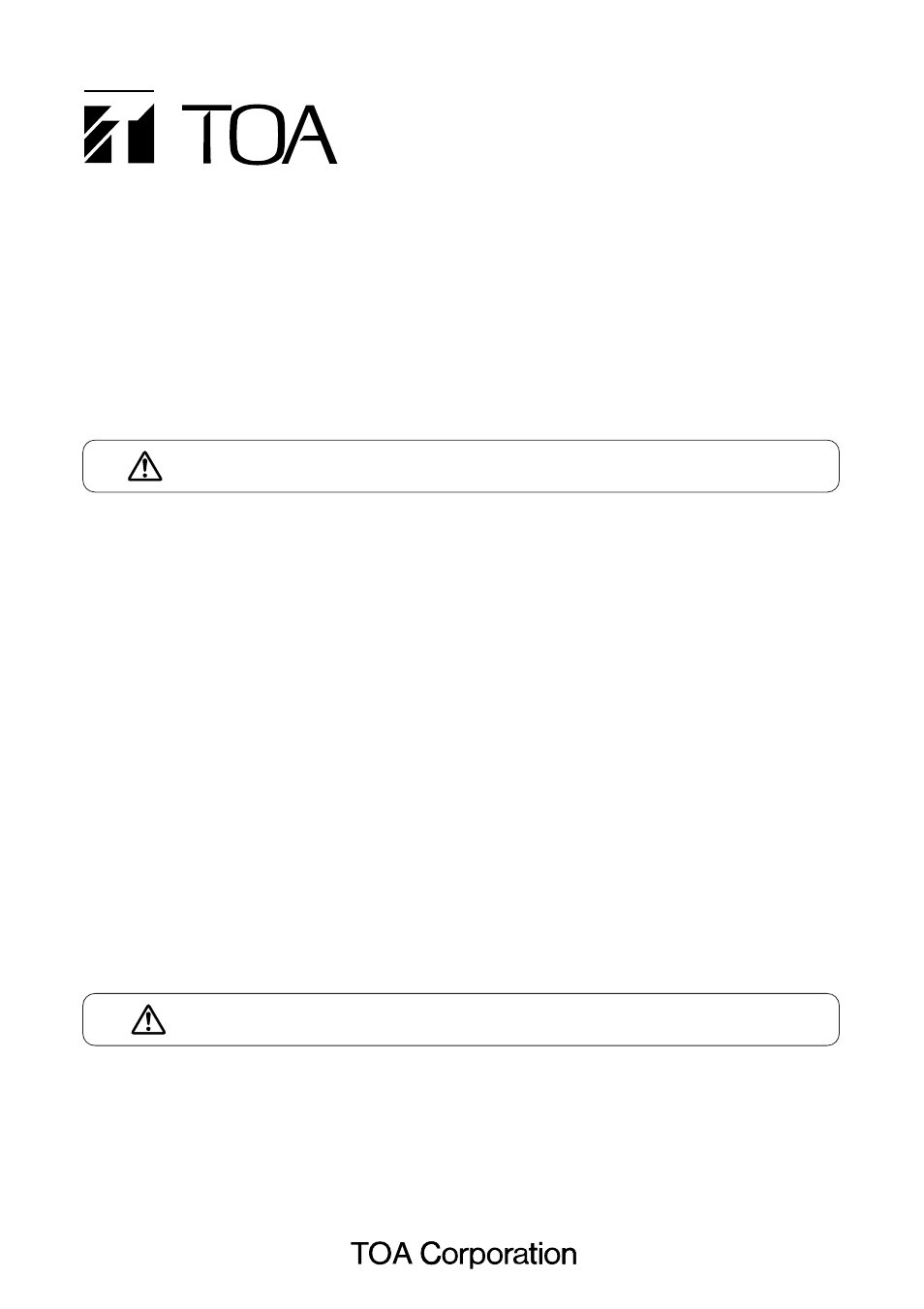 TOA Electronics WD-4800 User Manual | 4 pages