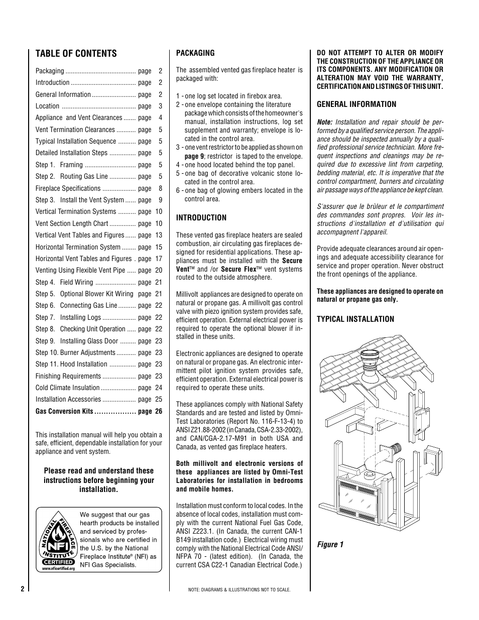 TOA Electronics DIRECT VENT 600 User Manual | Page 2 / 28
