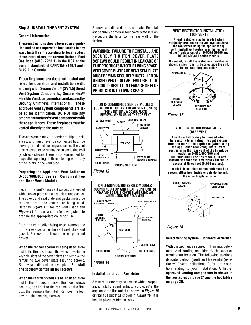 TOA Electronics DIRECT VENT 600 User Manual | Page 9 / 28