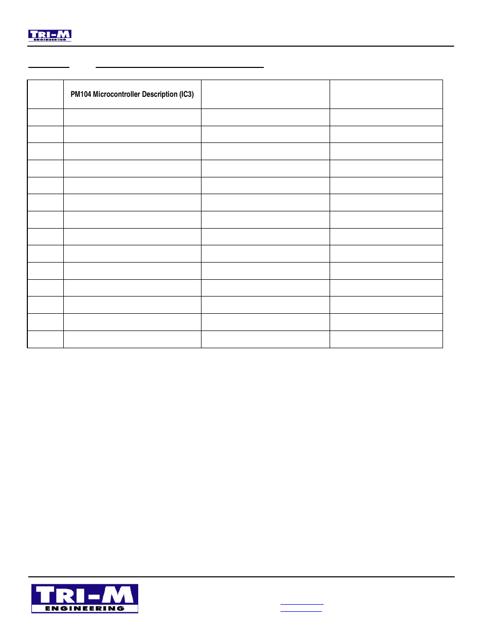 He104man-v8 manual, 9 low input alarm | Tri-M Systems HE104 User Manual | Page 15 / 32